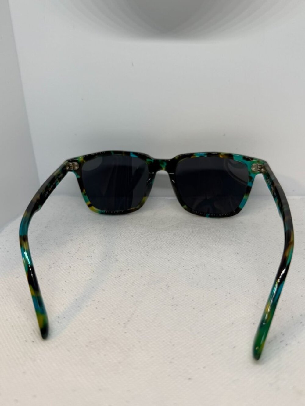 Carfia CA5354 Blue Green Tortoise Rectangular Acetate Sunglasses Col.N04 - Picture 3 of 10